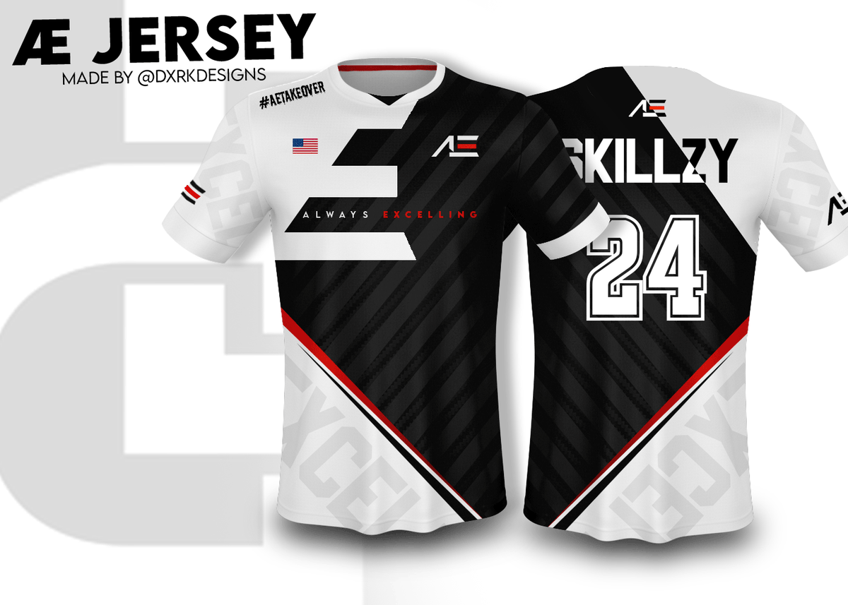 DxrkDesigns's tweet photo. Concept Jersey Design for @AEClan2K 

❤ Likes / ♻ RT's are appreciated!

Shoutout to @Itz_Skillzy for the modeling in-game https://t.co/gY2jWImGKq
