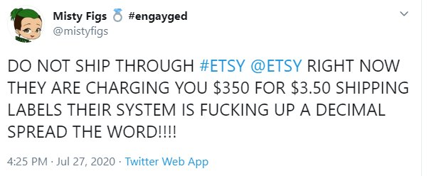 KaylasKritterz's tweet image. This was just brought to my attention by fellow creatives and I know at least one of my friends has been VERY badly effected by this. This issue just started about 30 minutes ago. Pardon the language in these images but if you use ETSY this is important (Continued)