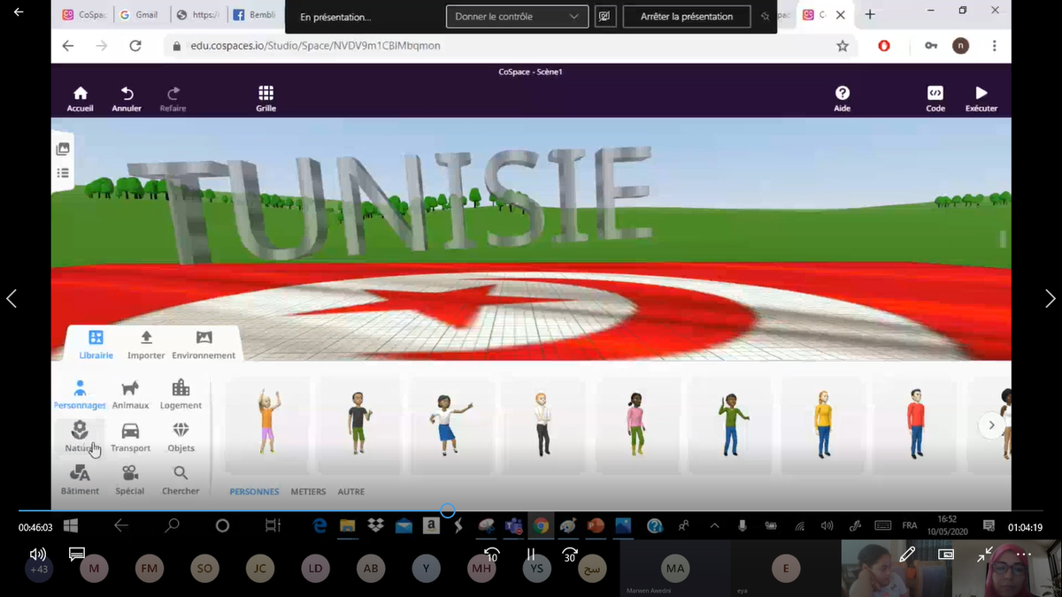 MrabetNajoua's tweet photo. #MicrosoftEDU #CospaceEdu #MicrosoftTeams
Within the framework of the virtual 21st century #pupils #club
A wonderful #training #session with my #students from the time of the #koronawirus #pandemic on completing #projects projects on the platform @CoSpaces_Edu
On May 10, 2020 https://t.co/jwOujqZeJP