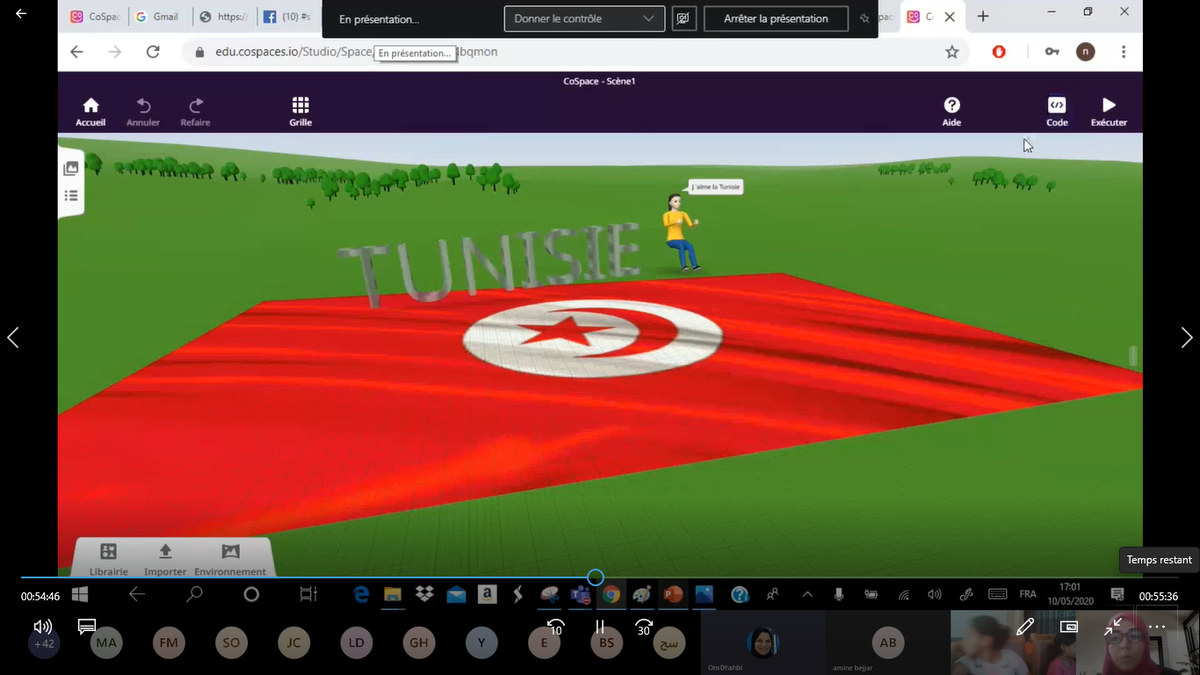 MrabetNajoua's tweet photo. #MicrosoftEDU #CospaceEdu #MicrosoftTeams
Within the framework of the virtual 21st century #pupils #club
A wonderful #training #session with my #students from the time of the #koronawirus #pandemic on completing #projects projects on the platform @CoSpaces_Edu
On May 10, 2020 https://t.co/jwOujqZeJP