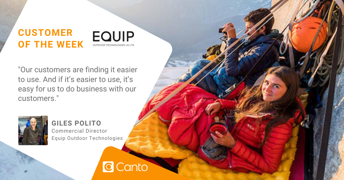 Canto's tweet photo. The team behind @rab_equipment and @lowealpine strengthened retail relationships by providing an easy-to-use space for sharing content. See how they did it with Canto! #CustomeroftheWeek https://t.co/lkBcSmN70z https://t.co/nM1eJpHU7n