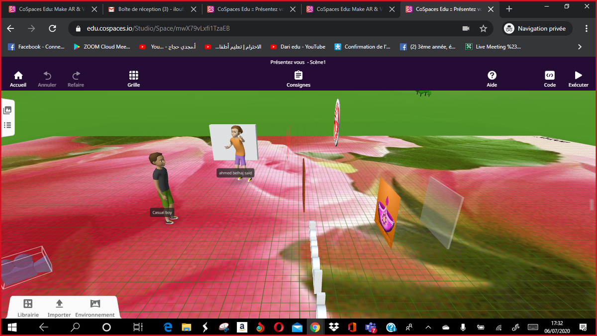 MrabetNajoua's tweet photo. #MicrosoftEdu #Microsoftteams
A new special #meeting with my #Heroes and new #creations on the #platform #CospaceEdu @CoSpaces_Edu https://t.co/wWhjnUcTP3