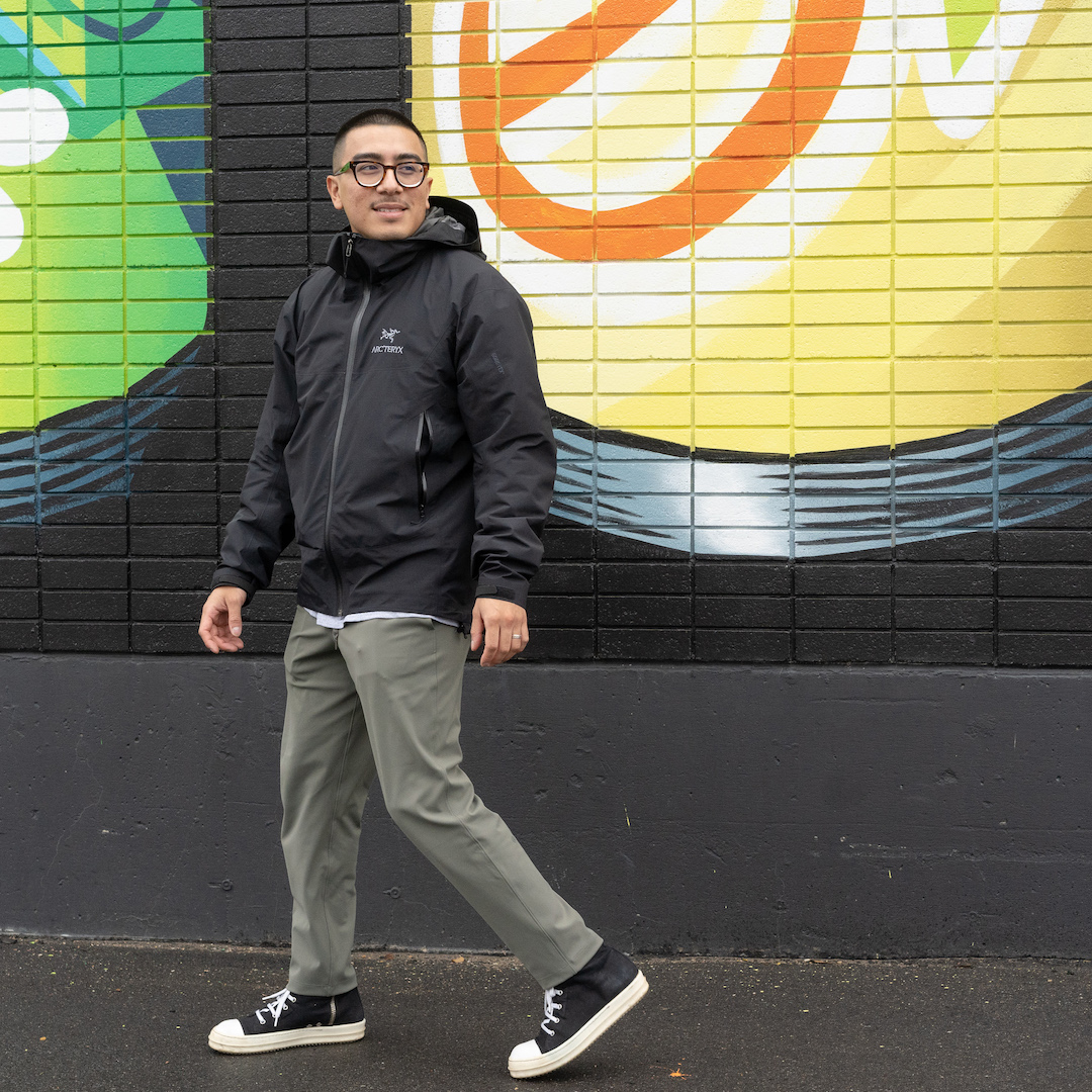 12creativeco's tweet photo. Spotted #DTYEG is our Marketing Manager/Fashion Designer/Drummer extraordinaire, Kevin! Kevin is a MacEwan University graduate whose hobbies and passions combine in both his band @upperlakes and his clothing brand, @reborngarments. https://t.co/eDzeKYSjfM