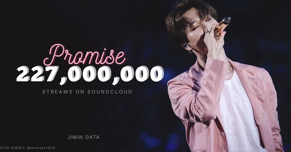 MoArmyChile's tweet photo. 📌INFO : 

¡"Promise", de nuestro querido Jimin, superó los 227 millones de reproducciones en SoundCloud! 

cr :  bts_worldbrasil | @BTS_twt https://t.co/jIkYddJnsA