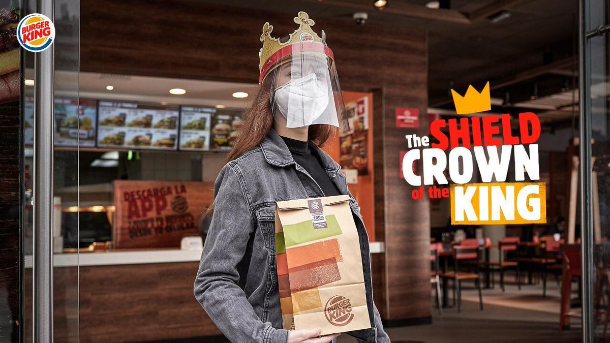 Rashi0301's tweet photo. Social distancing gets creative. Go big or go home! #burgerking #marketingstrategy #creatiwitty
@MKTG1103 https://t.co/N763f7ANyE