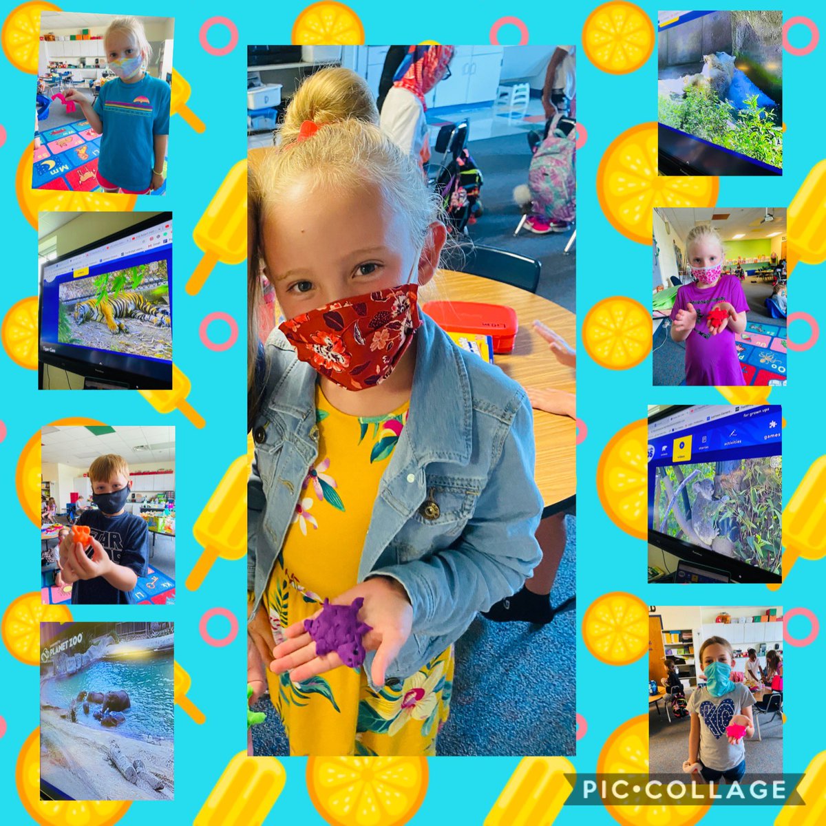 Summerblair32's tweet photo. The San Diego Zoo live cam and playdough makes for a perfect Monday school day. #GVSOAR2020 https://t.co/fTnC7lFpad
