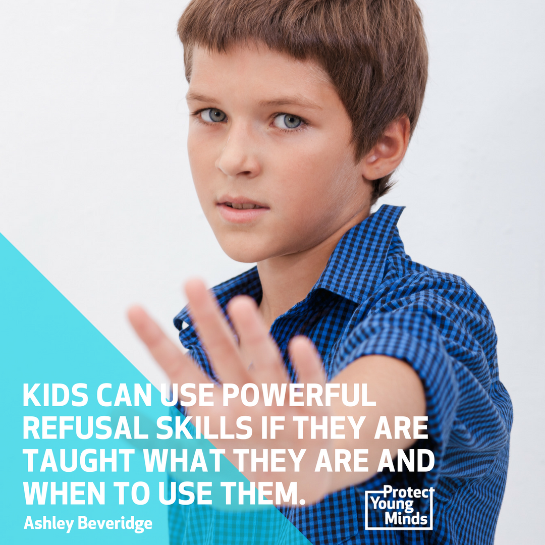 DefendYM's tweet photo. Practice with your kids when and how to say 'no.' #TalkTodaySaferTomorrow https://t.co/zrhzck31CU