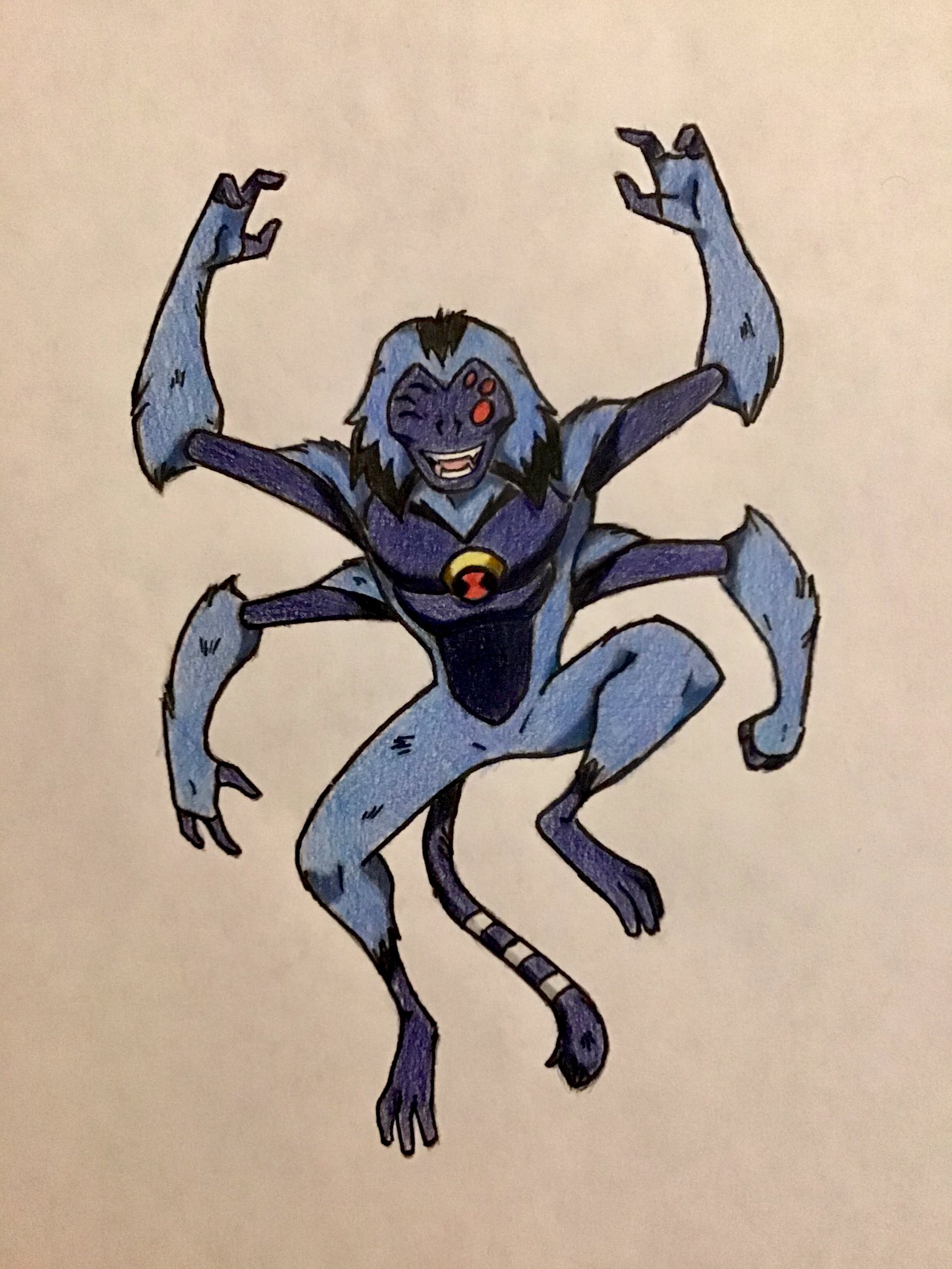 Ben 10 Alien Force Spidermonkey