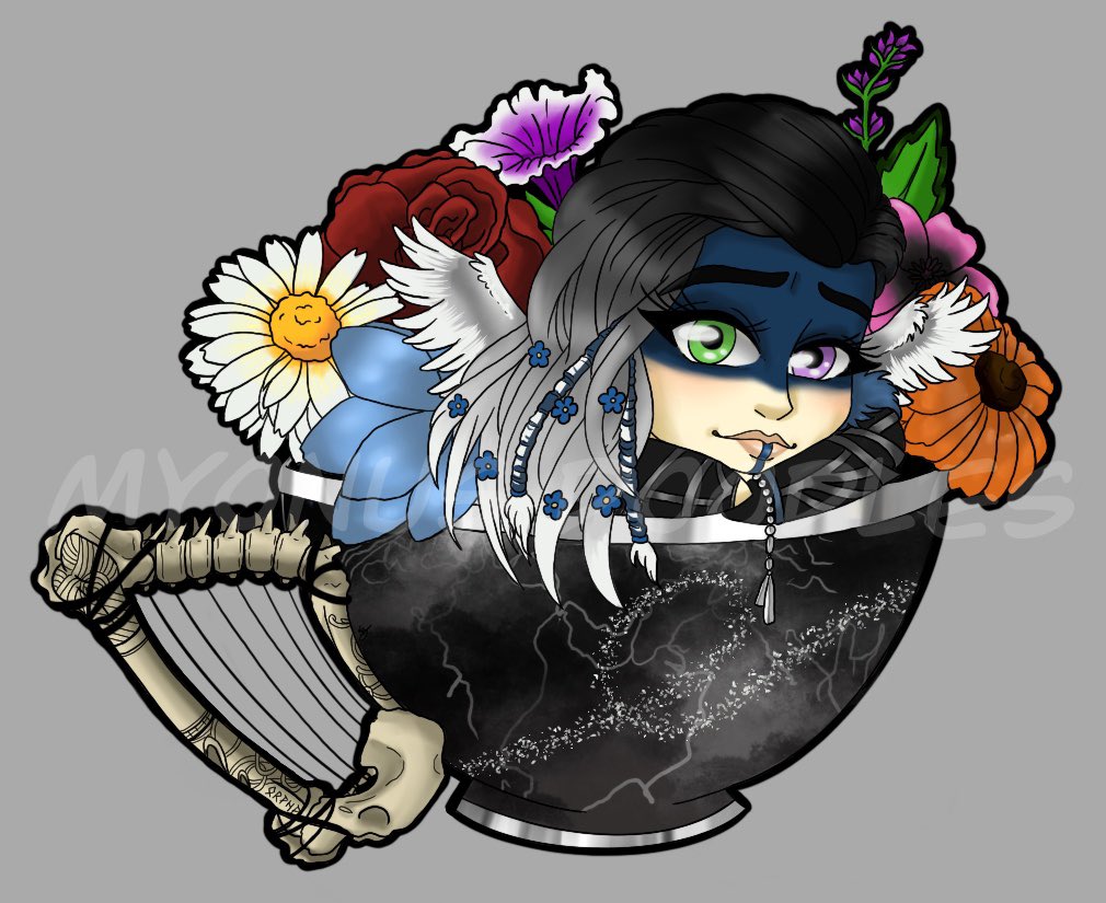 MyonusD's tweet photo. The next new Mighty Nein teacup is Yasha!! I absolutely adore Yasha but when I first did her cup I was not happy with it. The new piece.... soooo much better!
Character belongs to @TheVulcanSalute
#criticalrole #criticalrolefanart #mightyneinteaparty #teacupcollection #yasha https://t.co/hmqD9TICVG