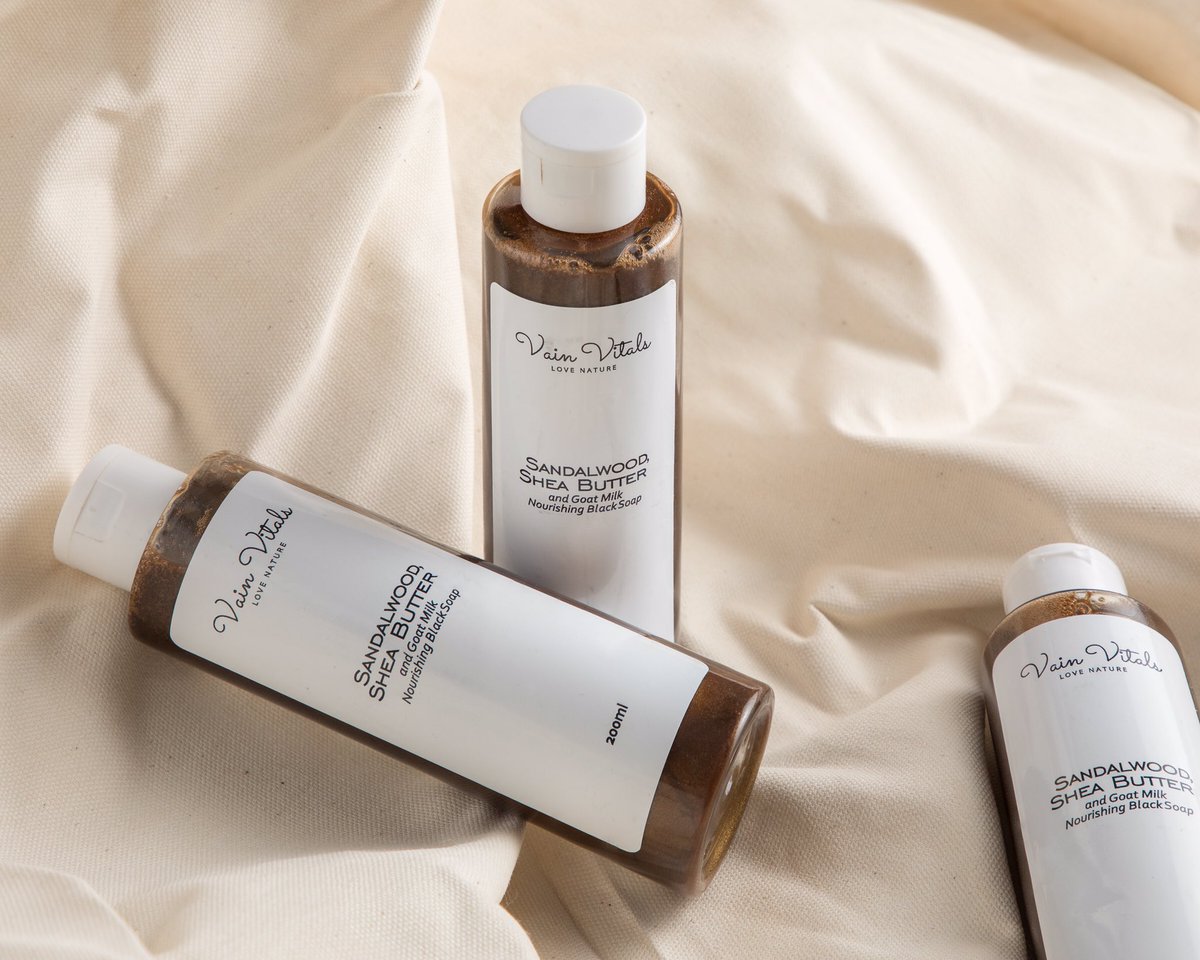 VainVitals's tweet photo. The Vain Vitals Black Soap Body Wash is Specially Formulated with carefully Selected Authentic Ingredients such as: Sandalwood, Shea Butter &amp; Goat Milk to Reveal a Healthy, Bright &amp; Fresh Skin.

.Price-N5,700
.Can be used on the Face and Body.
.Please DM for more information https://t.co/m9EOYctD2d