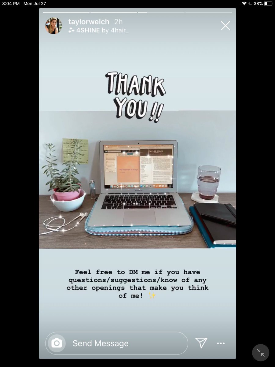 CallOnMeCanada's tweet photo. Taylor is awesome! Talented and caring young woman with a great future ahead of her. In this crazy time, everything is in flux and we don’t even know what will happen tomorrow.I’m positive Taylor‘s integrity and work ethic would make any company better. Good luck Taylor 😊 https://t.co/QKIzpa5Hm0