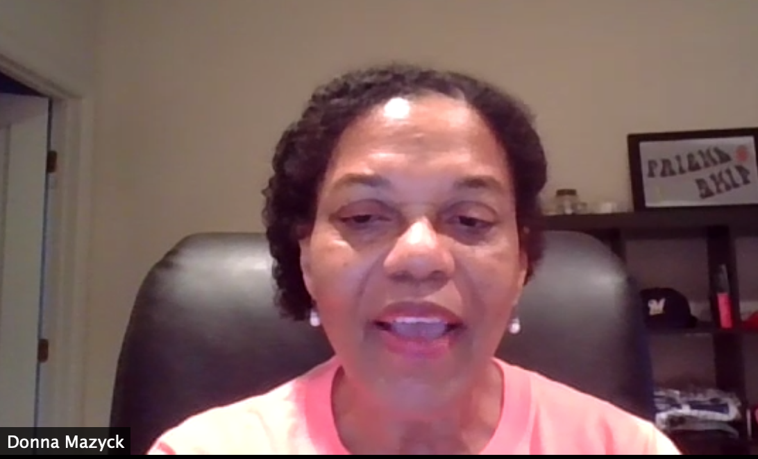 Moving message from @DonnaMazyck about inclusion. "If you are not used to inclusion in times of peace, you don't always change your behavior when there is a crisis." Advocacy telling the public who we are, what we do &amp; model out loud inclusion &amp; belonging.