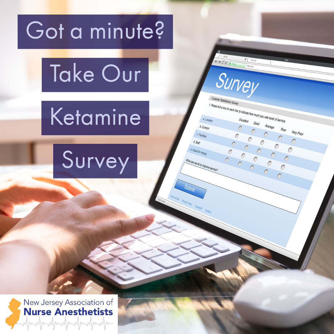 What do you know about Ketamine? We want to know! Take our Gap Analysis Survey and help us create a Ketamine Tool Kit for CRNAs. Click here to read more about the survey in our latest Constant Contact email: conta.cc/2D9yrBB