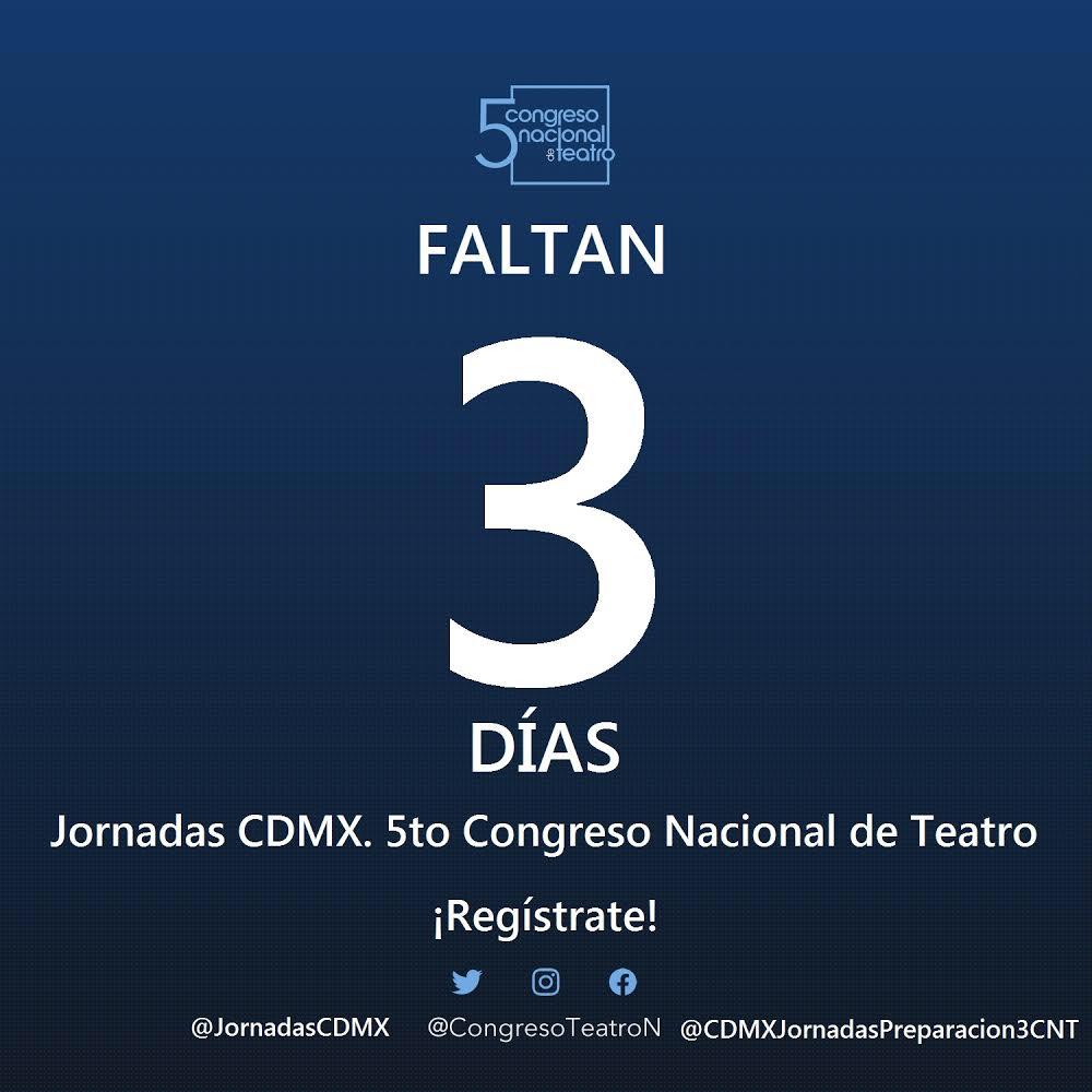 JornadasCDMX's tweet photo. ⚠️ Atención ⚠️ 

Mañana iniciamos actividades a las 12:00 pm ¡Los esperamos! 🎭

Inscripciones en el siguiente enlace:  https://t.co/rmjUVAeSpK https://t.co/HXbkRTz2Fe https://t.co/RtYiTKJeNA