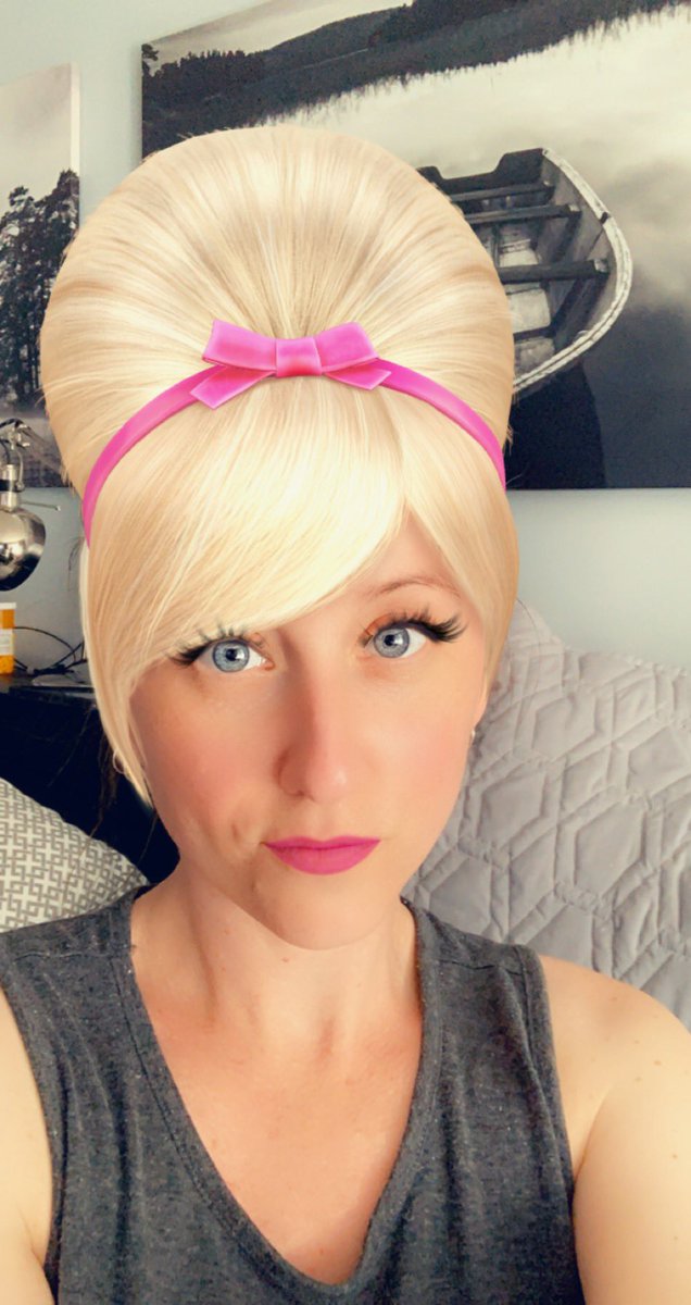 JackieBee_16's tweet photo. Lol - oh Snapchat. 
#SillyFilters #ThatHairTho https://t.co/QoMeOPtdsT