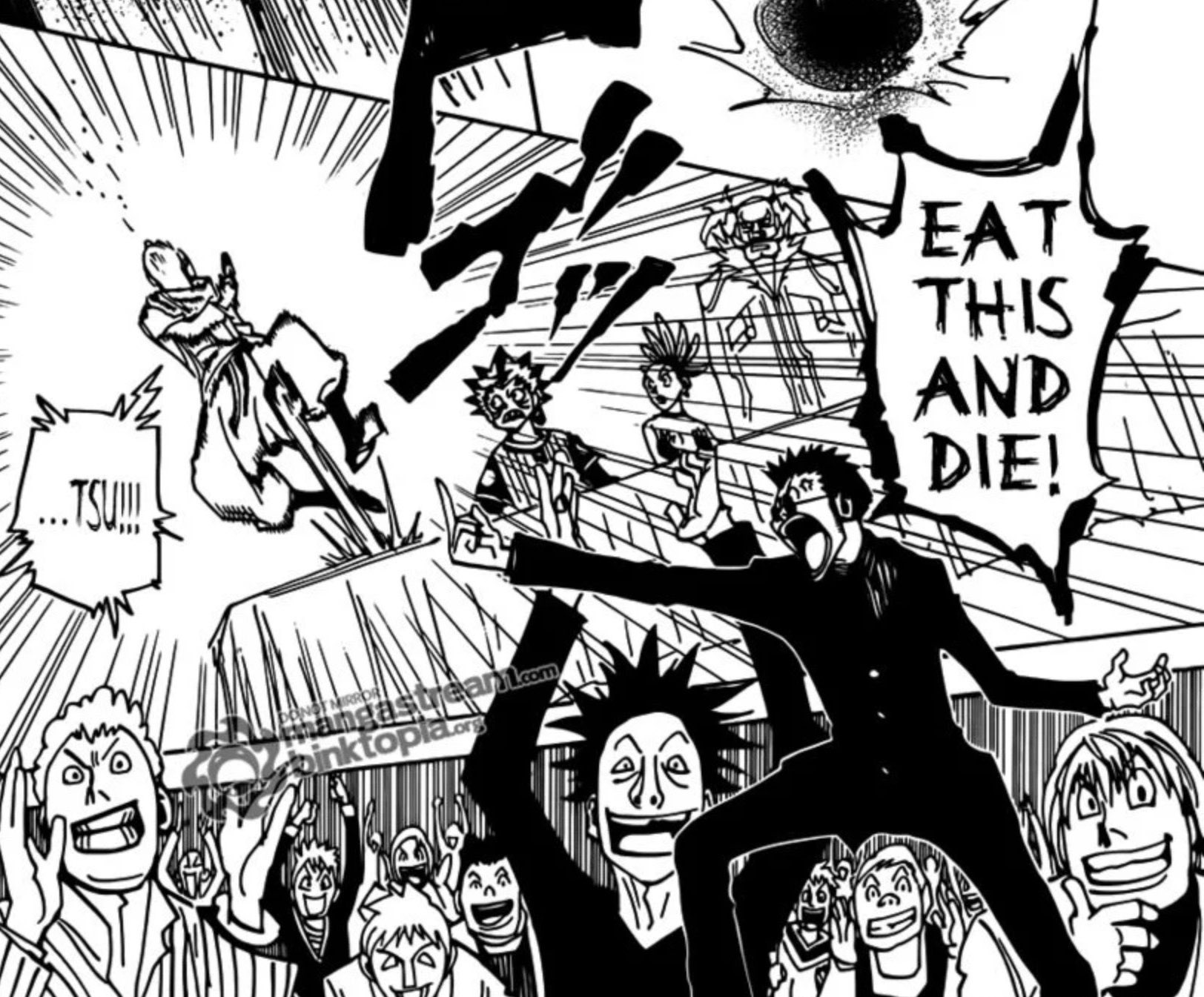 Why is Leorio eating his hand though?😂