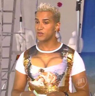 fendifaguette's tweet photo. Jay Manuel in Vivienne Westwood t shirt https://t.co/wGb9CrGcDW