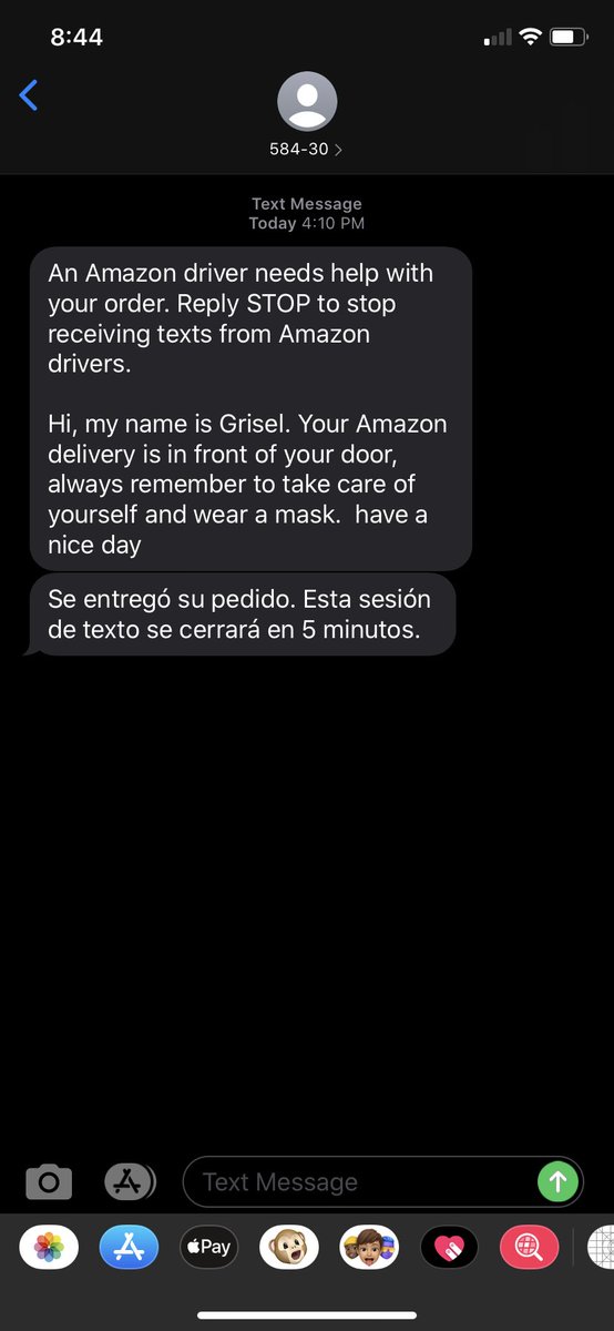peggypluscat's tweet photo. When your amazon fresh driver really cares ❤️ https://t.co/1L1toB3CZs