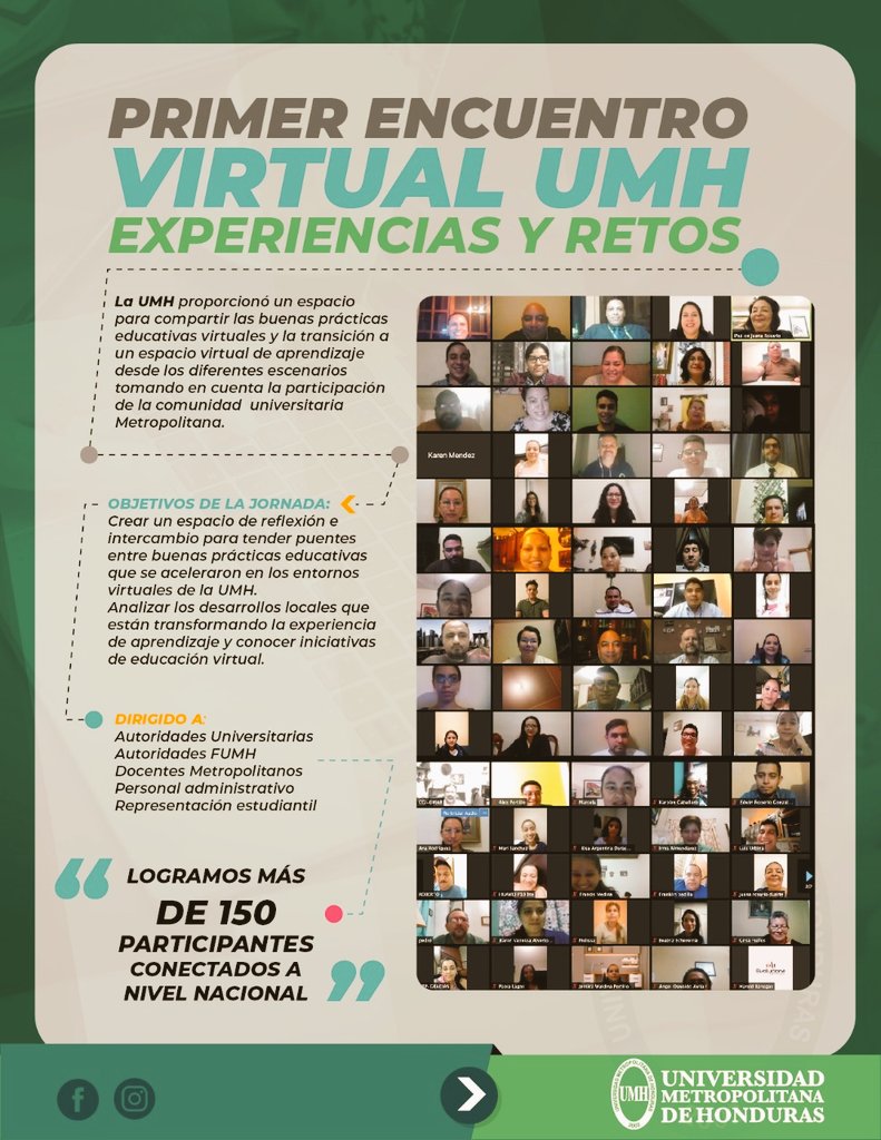 #UMHVIRTUAL #PrimerEncuentroVirtual