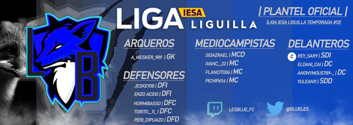 BlueLes's tweet photo. Presentación oficial del plantel. Estos son los encargados de escribir la primer página de la historia de Les Blue FC. @IESAArgentina #DalesBlue! https://t.co/ruD1Efktyk