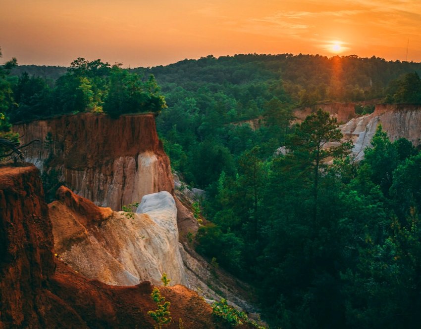 AngelaBrentHar1's tweet photo. Hiking in #providencestatepark 💚👣 #minigrandcanyon #5milehike #explore #Georgia @LuxTravelHotels #nature #noonehere #serenity #peacefulness #vanning #roadtrip https://t.co/f8OqnsZxyw