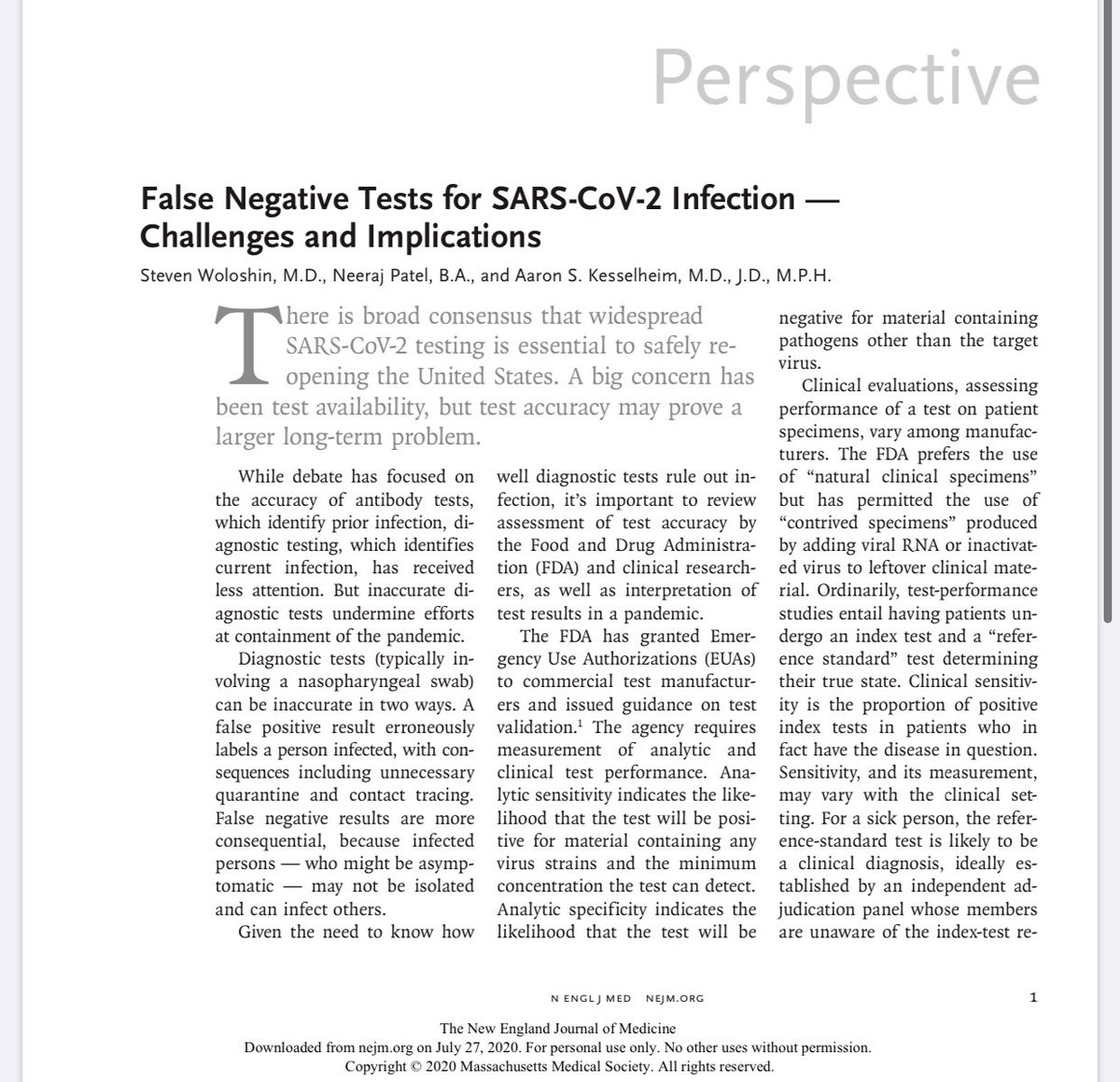 4 False negative tests: Many tests in use aren’t the greatest. Both for detecting infection or for detecting history of infection. So someone could actually have symptomatic COVID and is told they don’t have it.  https://www.nejm.org/doi/full/10.1056/NEJMp2015897