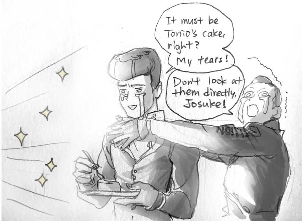 #花京院典明生誕祭2020 #Kakyoinmonth2020 #jotakak #承花
What happened when they eat the cherry cake. ☺️