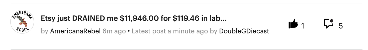 NumberOneAllie's tweet photo. Hey @etsy - how can you explain charging someone $11K+?! #etsy #etsyseller https://t.co/rdfYJF7XJd