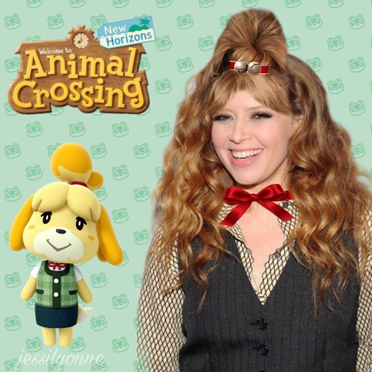 JessiLyonne's tweet image. natasha lyonne as animal crossing characters: a thread