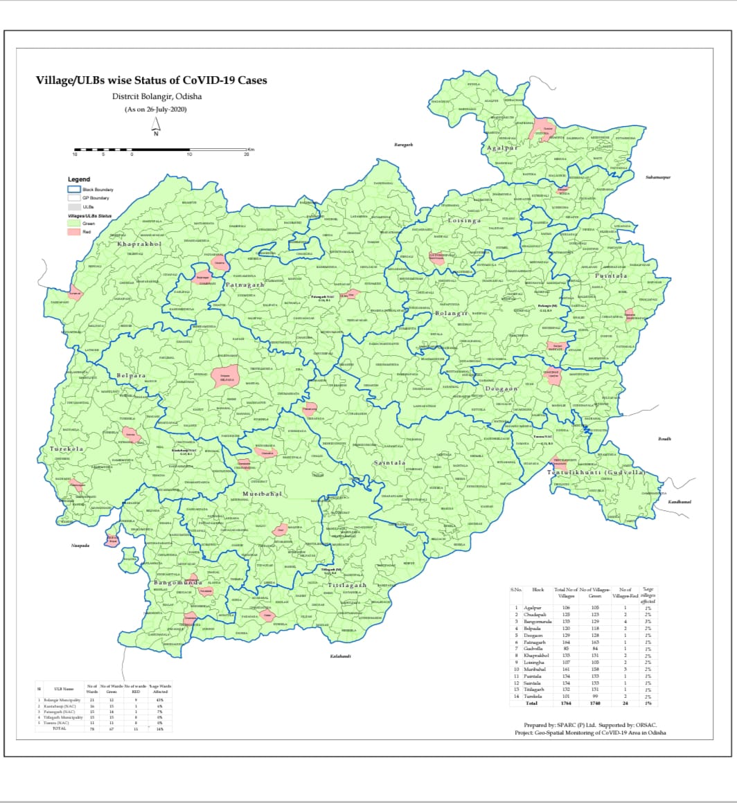 Balangir In Odisha Map Collector & Dm, Balangir On Twitter: "Red Zones And Green Zones Indicated  On The Map Of Balangir District. @Cmo_Odisha @Hfwodisha,  @Mosarkar5T,@Mosarkar_Odisha,@Src_Odisha Https://T.co/Vfdixygors" / Twitter