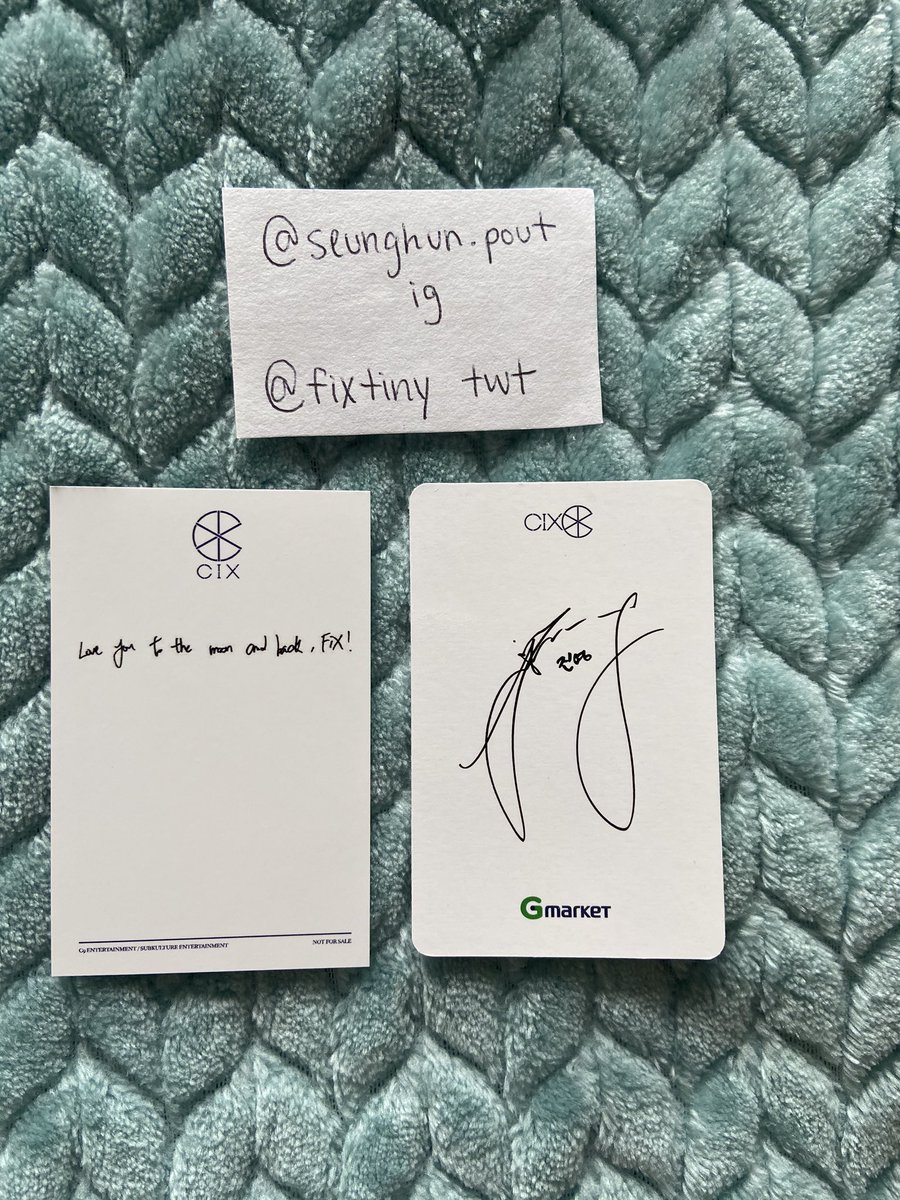 fixtiny's tweet photo. WTS Bae Jinyoung pcs
• SubK Exclusive hand signed pc
• Gmarket pc
availability:
$40 (or best offer) / $15
these prices include stamped shipping, if you want tracked you will have to pay more.. USA only
dm me to claim!
#cix #wtscix #baejinyoung #wtskpop #wttkpop #wttcix https://t.co/ZUThfH4BKA