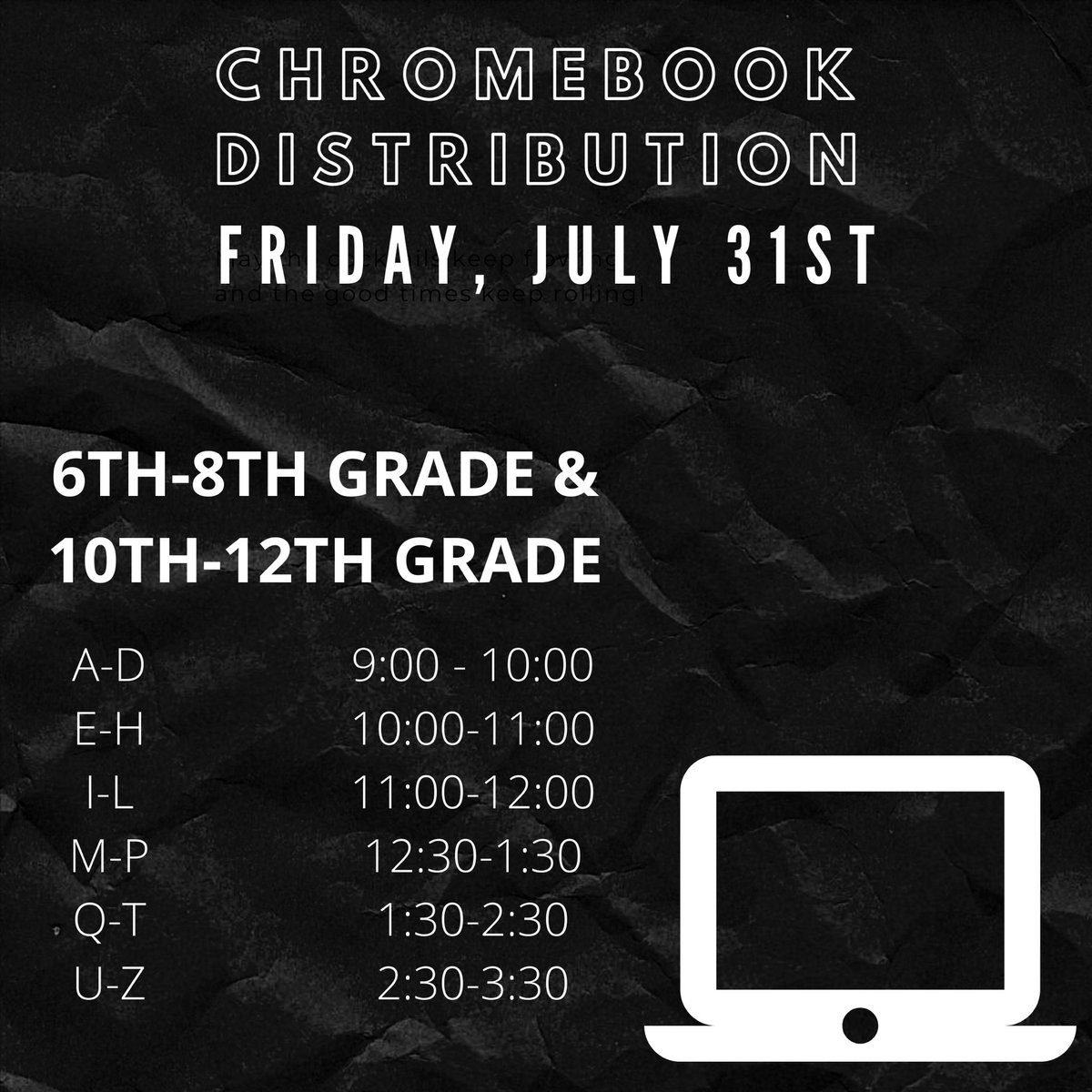TheFranklinHS1's tweet photo. Important Information. Please Share with Franklin Students and Families https://t.co/rNW0xIeFXc