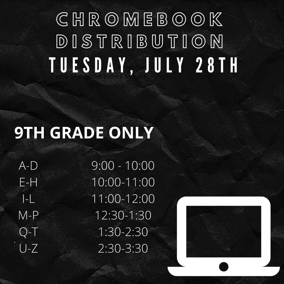 TheFranklinHS1's tweet photo. Important Information. Please Share with Franklin Students and Families https://t.co/rNW0xIeFXc