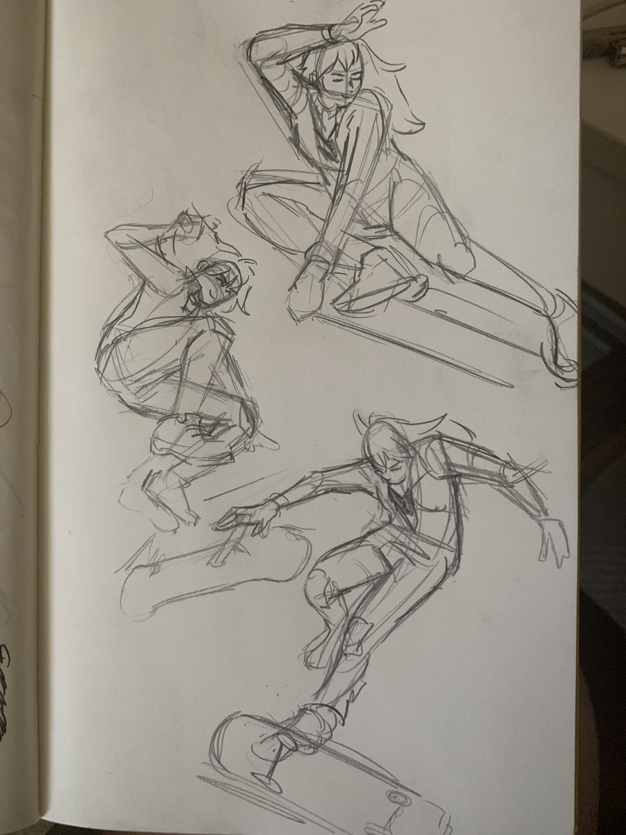 poopy sketches i just wanted to draw nikaido absolutely shredding 