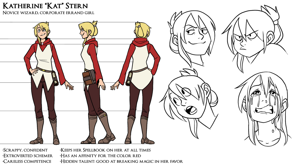 Made a couple reference sheets for a long-term project I'm working on. 