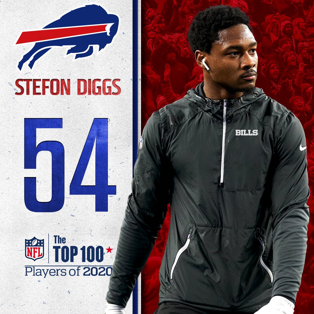 BuffaloBills's tweet photo. Glad he’s on our side now. 😏

@StefonDiggs | #NFLTop100 https://t.co/5cMvQhXvbo