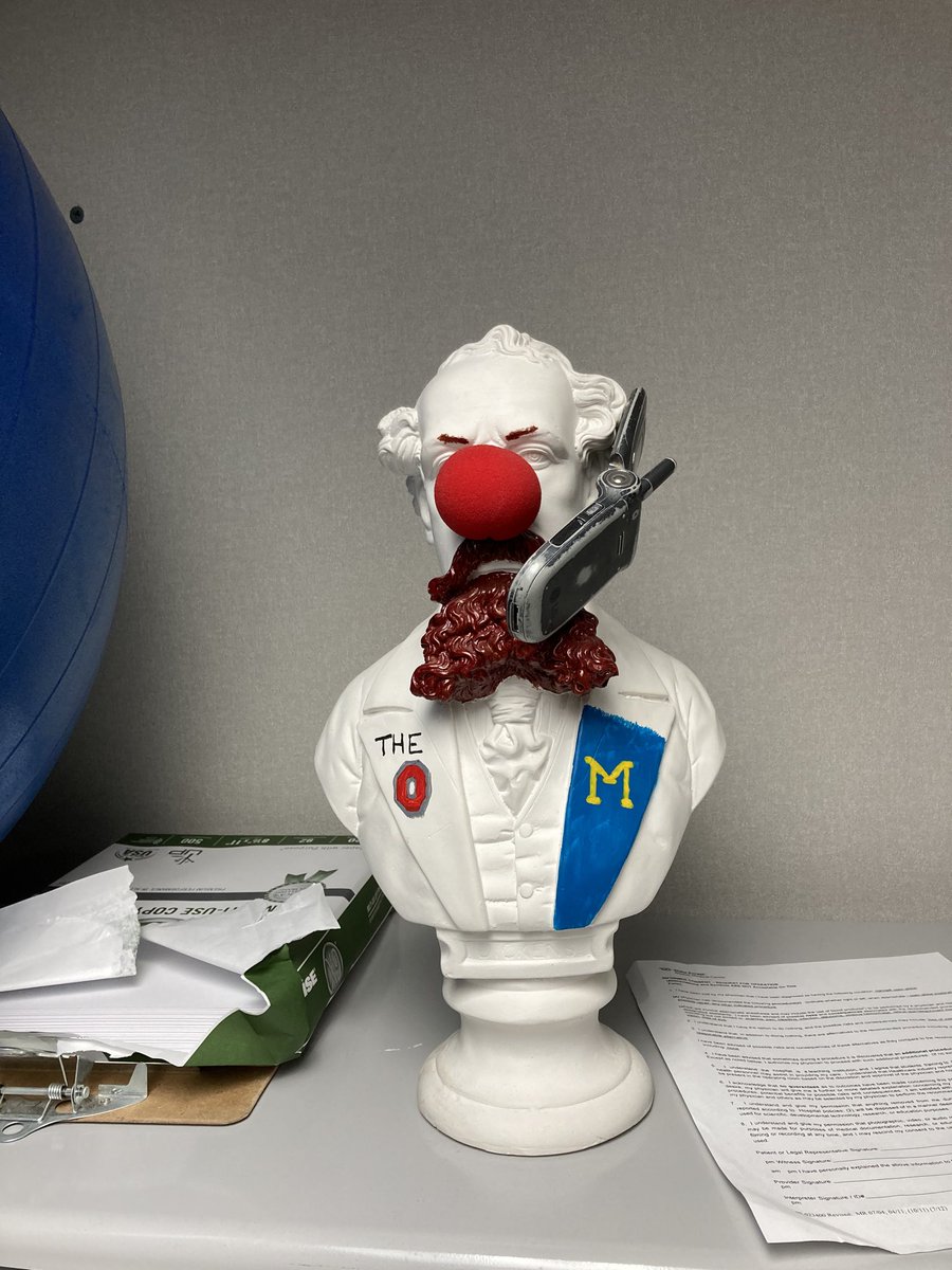 The Annual Redbeard Award goes to the resident with the blackest of the black call cloud. Work hard at #WakeForest and one day the prize may be yours with free reign to add your personal mark!! #oncall #residency #Ophthalmology #MatchDay