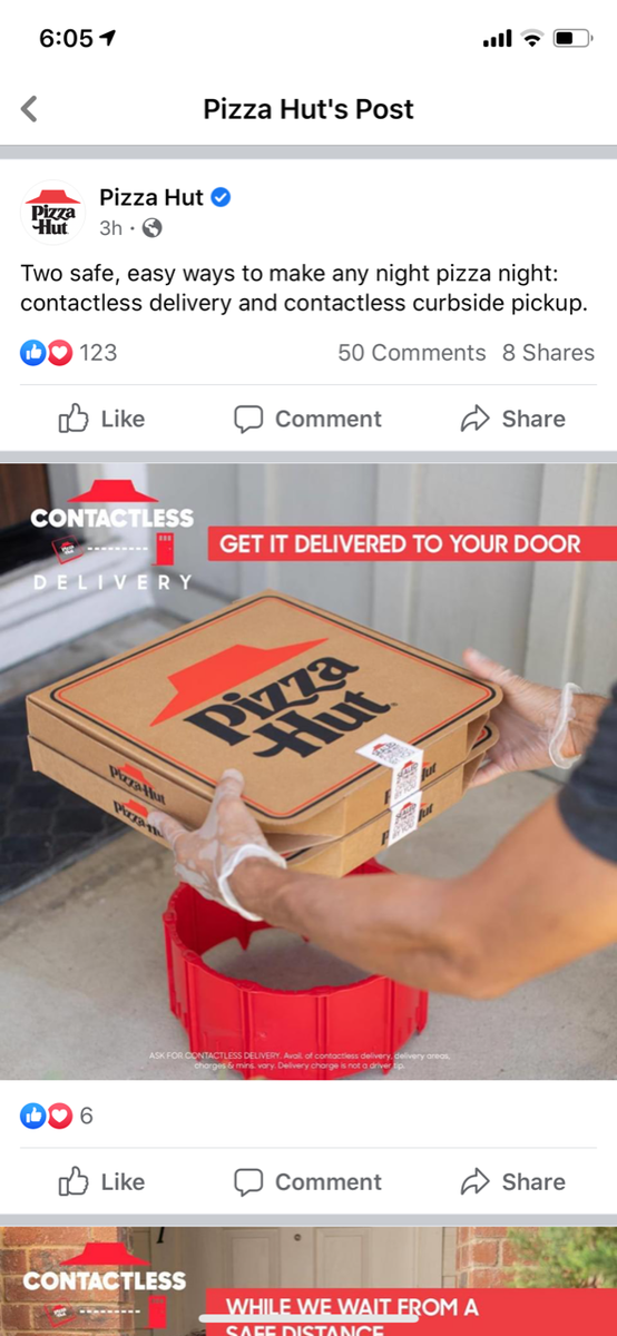 Proud to support #PizzaHut by making this #contactlessdelivery device for them.