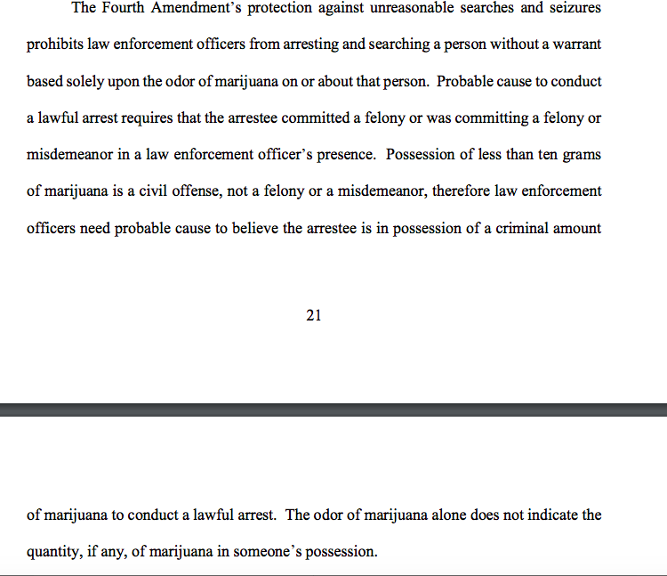 So I can see why the defense attorney is confident this will also apply to cars!