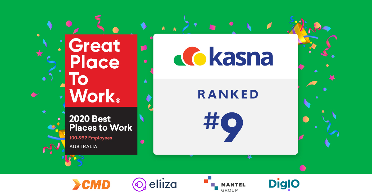 KasnaCloud's tweet photo. Huge shout out to team Kasna helping to make Mantel Group one of the best places to work in Australia!👏🎉🙌
Learn more → https://t.co/Z4CQESBXV8 #50BPTW20 #GPTWAU https://t.co/UXcj5sFkna
