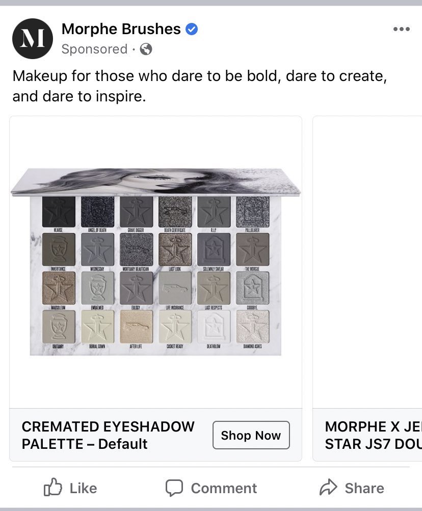 JessSinclair6's tweet photo. @MorpheBrushes I’m confused https://t.co/1HSLL9DrLs