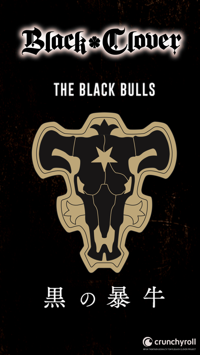 BlackClover_EN's tweet photo. Black Clover Phone Wallpapers! (BLACK BULLS THREAD) https://t.co/qZie2wUUTM
