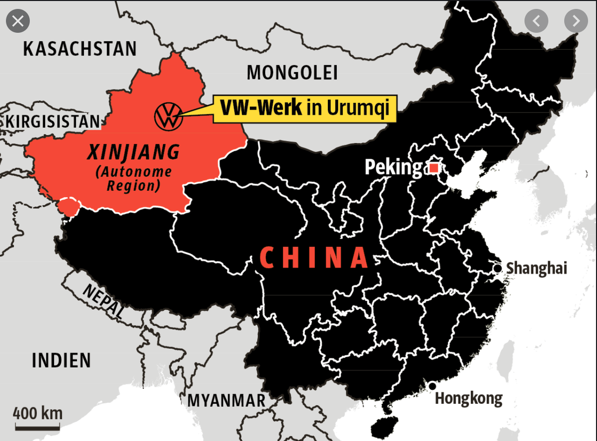 Карта китая урумчи