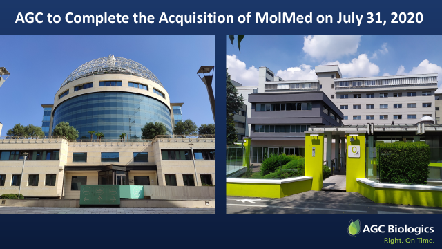 AGCBiologics's tweet photo. Announcing our plan to acquire MolMed, a leading-edge cell &amp; gene therapy company in Milan, July 31—making us one of the few CDMOs offering both plasmid production and end-to-end cell &amp; gene therapy services!  #CDMO #celltherapy #genetherapy #biotechnology
https://t.co/kFcCQ9cUgI https://t.co/1TVzigNK7w