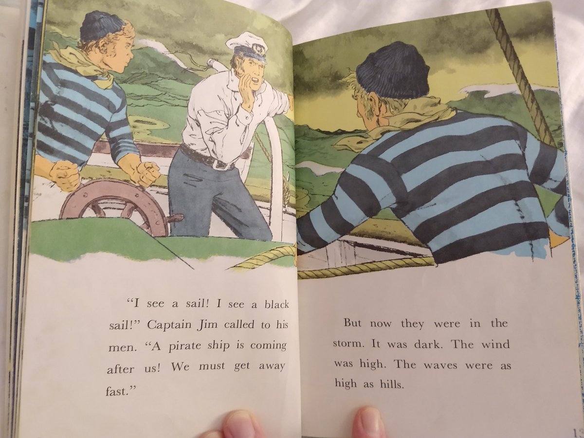 14. Look Out For Pirates!Out of print and hard to find, a rollicking adventure story about a group of sea-boys besting a group of Pirates, stealing their treasure, and pulling a Wickerman (Nic Cage) on the pirate crew