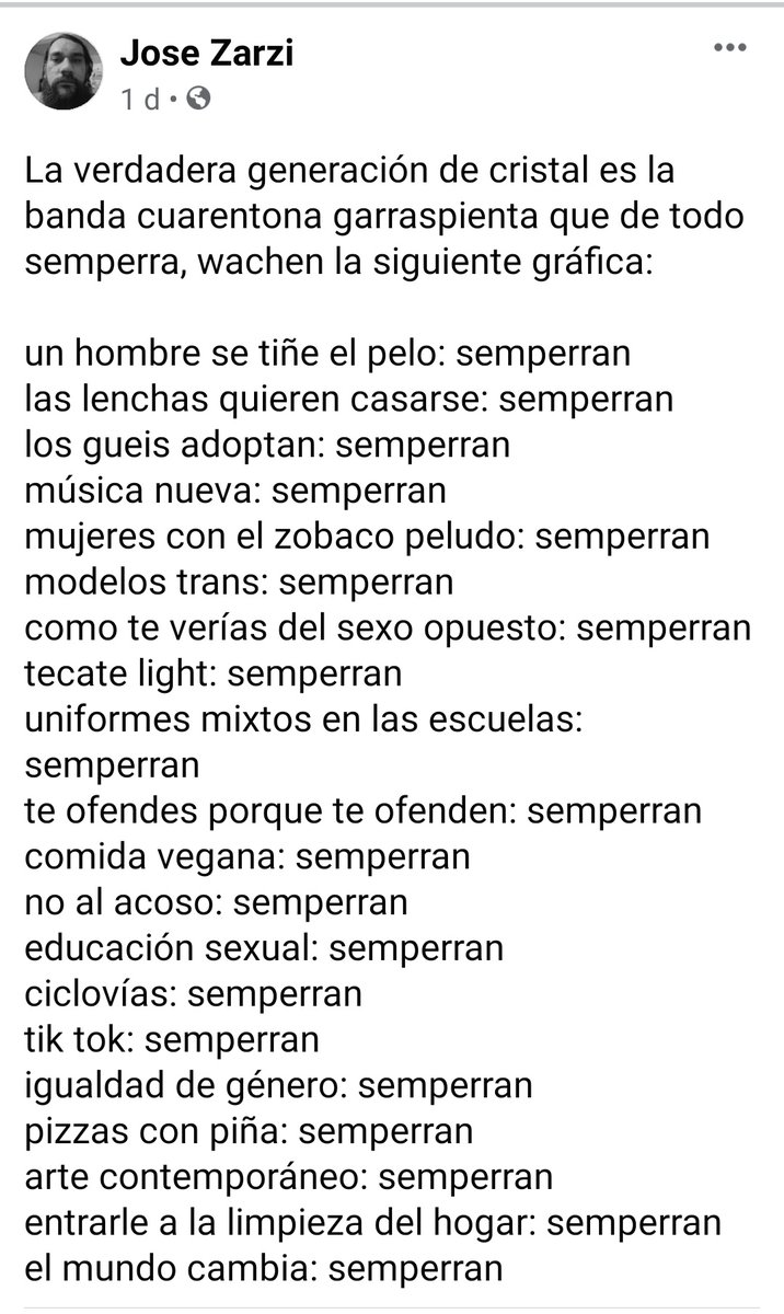 sandradamara1's tweet photo. Ya me emperré 🤣. Buen análisis 😝 #GeneracionDeCristal #Semperran https://t.co/oGV4jaXGVu