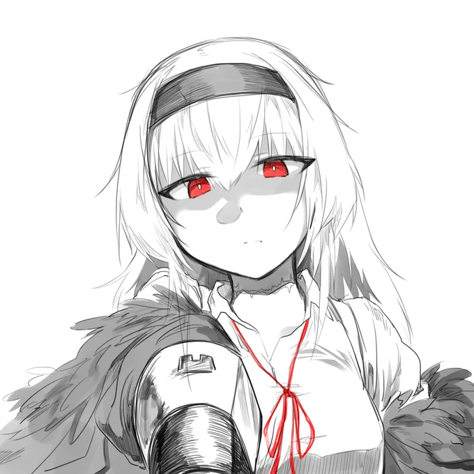 ドルフロ落書き26 #ミリタリー #少女前線 #ドールズフロントライン #カリーナ #少女前线 #ドルフロ #HK416 #UMP45 #UMP9 https://t.co/SG5Y9FjNa8 