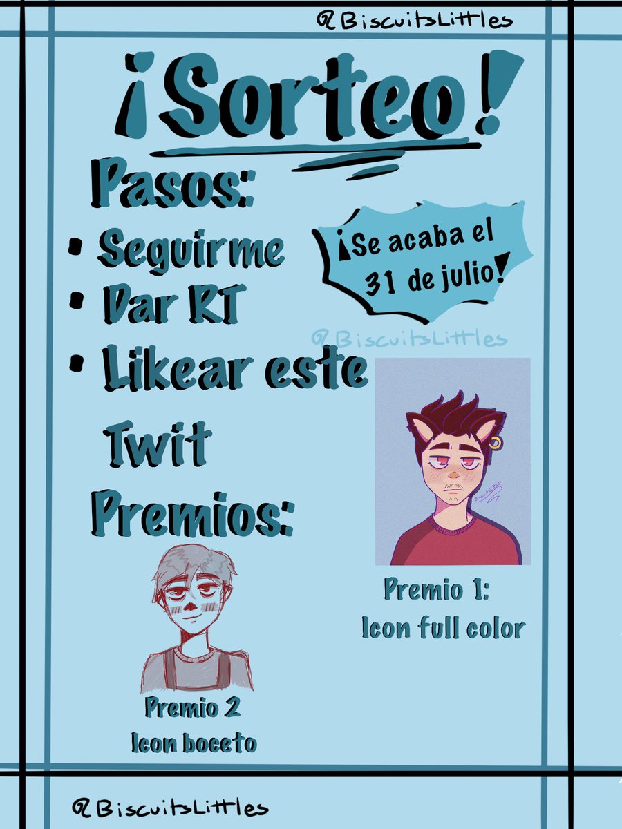 BiscuitsLittles's tweet photo. SORTEOOOO!!!!!! ❤️❤️
Hagan lo que dice la foto para participar https://t.co/OtXFAV9JwT