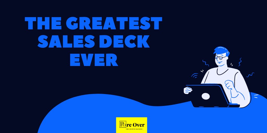 over_pore's tweet photo. The Greatest Sales Deck Ever kick off a sales presentation by talking about the undeniable shift in the world .Show that adapting to the change you cited will likely result in a highly positive future and not doing so will likely result in a loss #Sales #marketing #poreover #WFH https://t.co/riUwgAdrXA