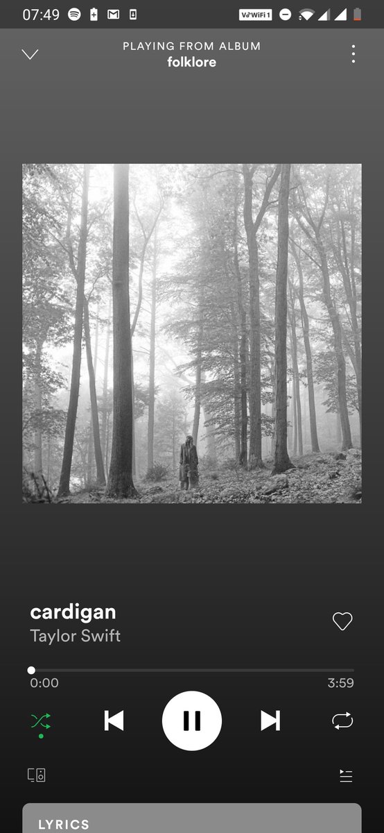 AishaAggarwal1's tweet photo. @RyanSchocket Yesss cant stop listening to it on loop .... Beyond amazinggg MindBlowNnnn❤️❤️😍😍😍 #Folklore @taylorswift13 https://t.co/cwsbOcjsZv